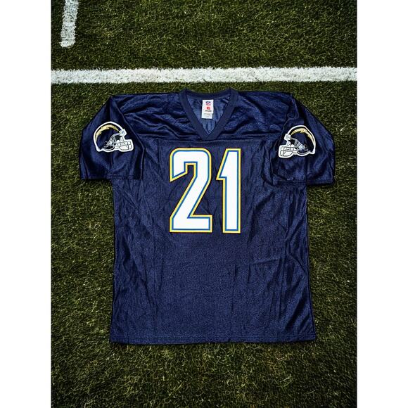 LaDainian Tomlinson San Diego Chargers NFL Jersey #21 Navy Blue Men’s XL - Picture 2 of 8